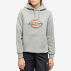 Dickies Women's Icon Logo Hoody in Grey Melange