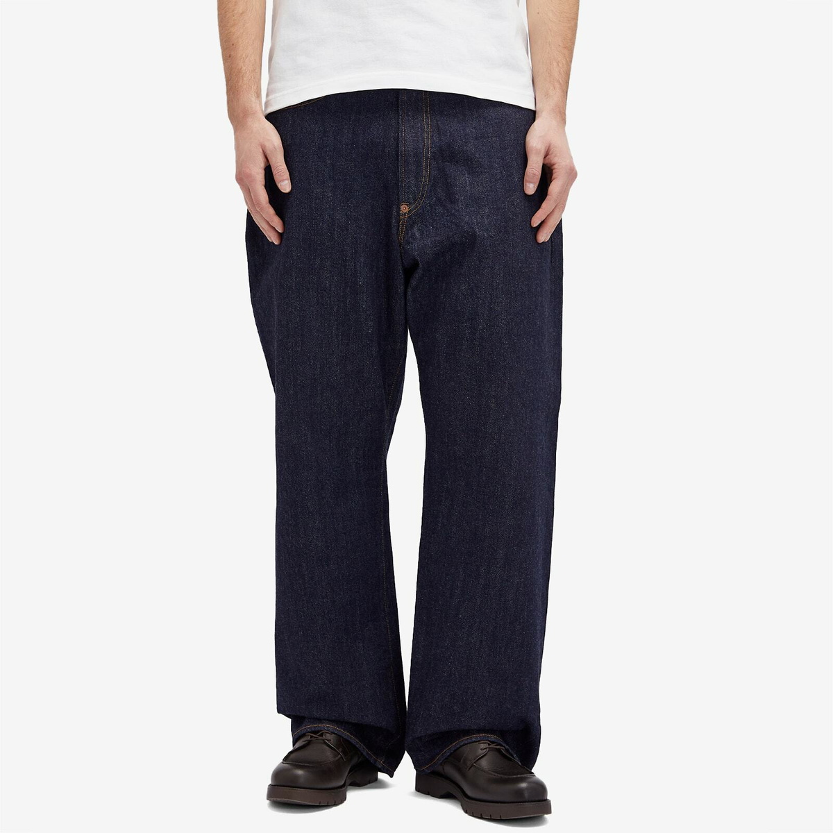 Ordinary Fits Men's 119 Wide Jean in One Wash Indigo