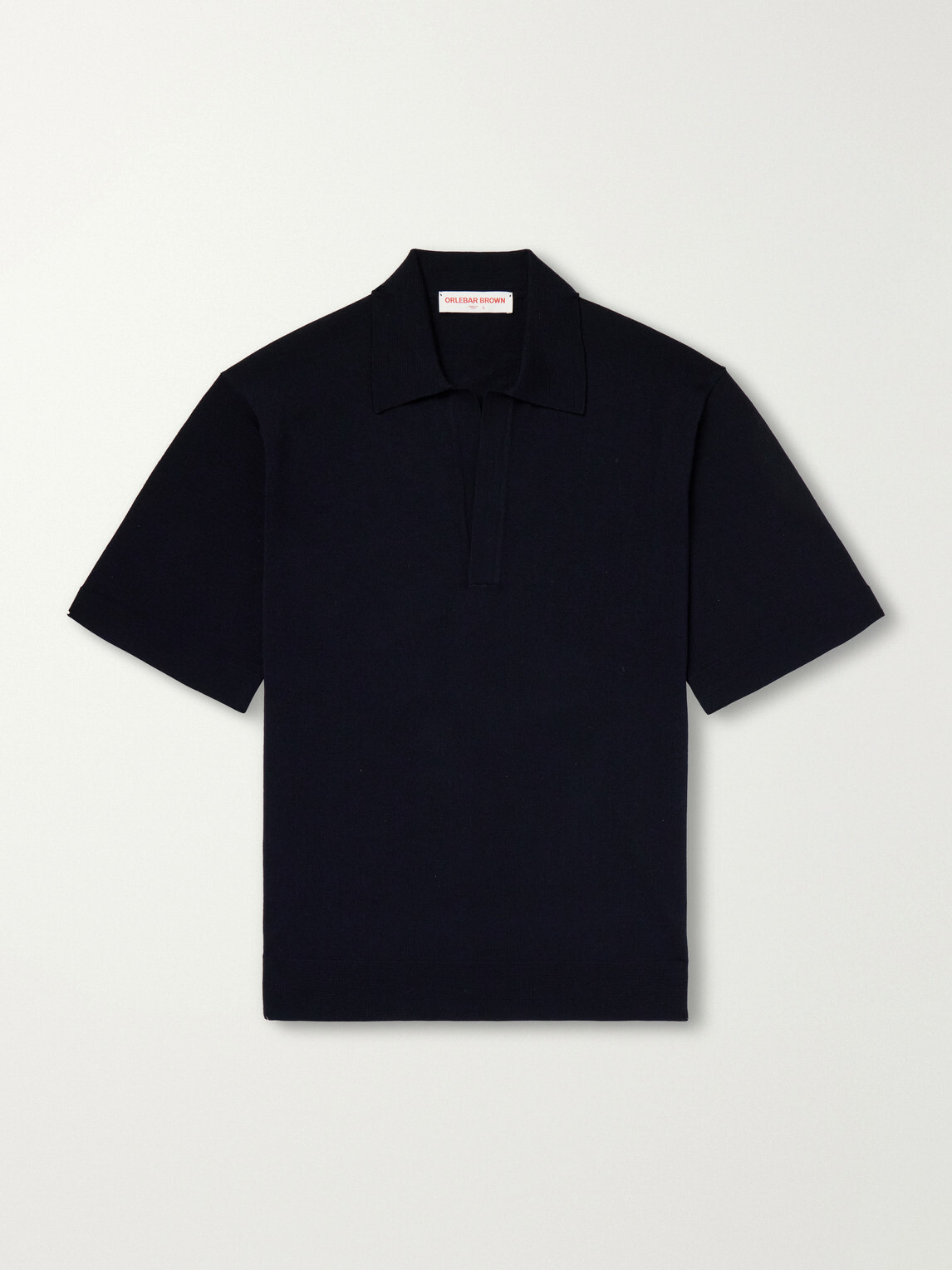 Orlebar Brown - Raffertie Merino Wool Polo Shirt - Blue