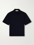Orlebar Brown - Raffertie Merino Wool Polo Shirt - Blue