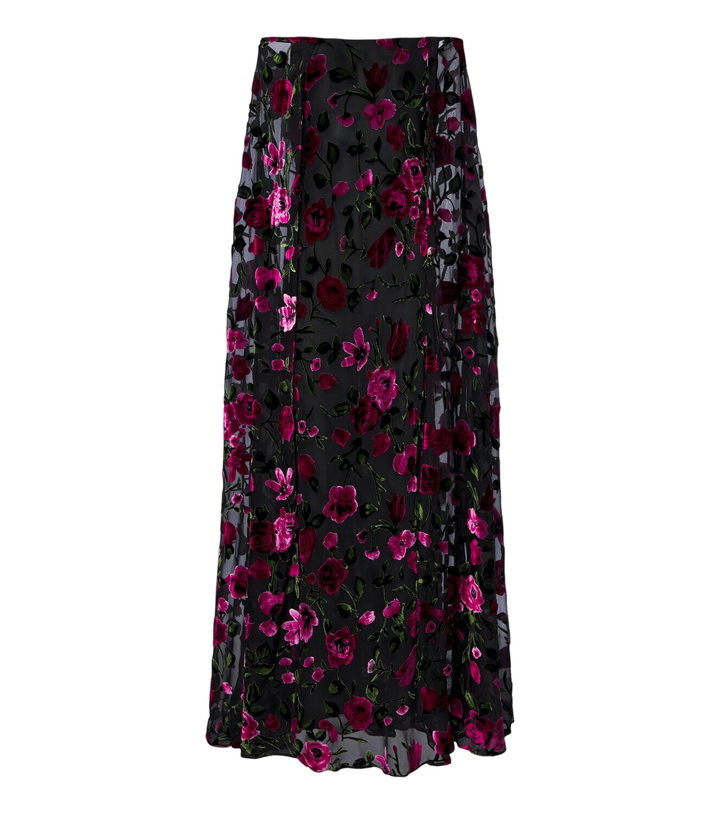 Photo: Rodarte Caped floral devoré velvet gown