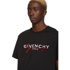 Givenchy Black Signature Print T-Shirt