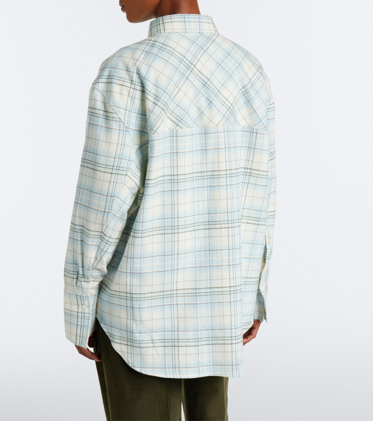Róhe Checked cotton shirt