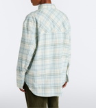 Róhe Checked cotton shirt