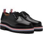 Thom Browne Black Vitello Calf All Terrain Sole Derbys