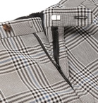 Gucci - Grey Pleated Prince of Wales Checked Cotton Trousers - Gray