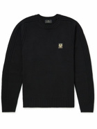 Belstaff - Logo-Appliquéd Wool Sweater - Black