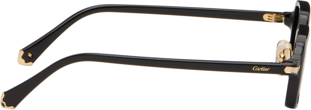 Cartier Black 'Première de Cartier' Sunglasses