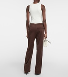 Loewe High-rise straight track pants