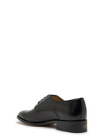Valentino Garavani Des Dieux Derby Leather Loafers Black