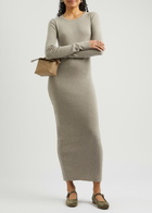 Extreme Cashmere N°335 Snake Cotton-blend Maxi Dress - Beige - One Size