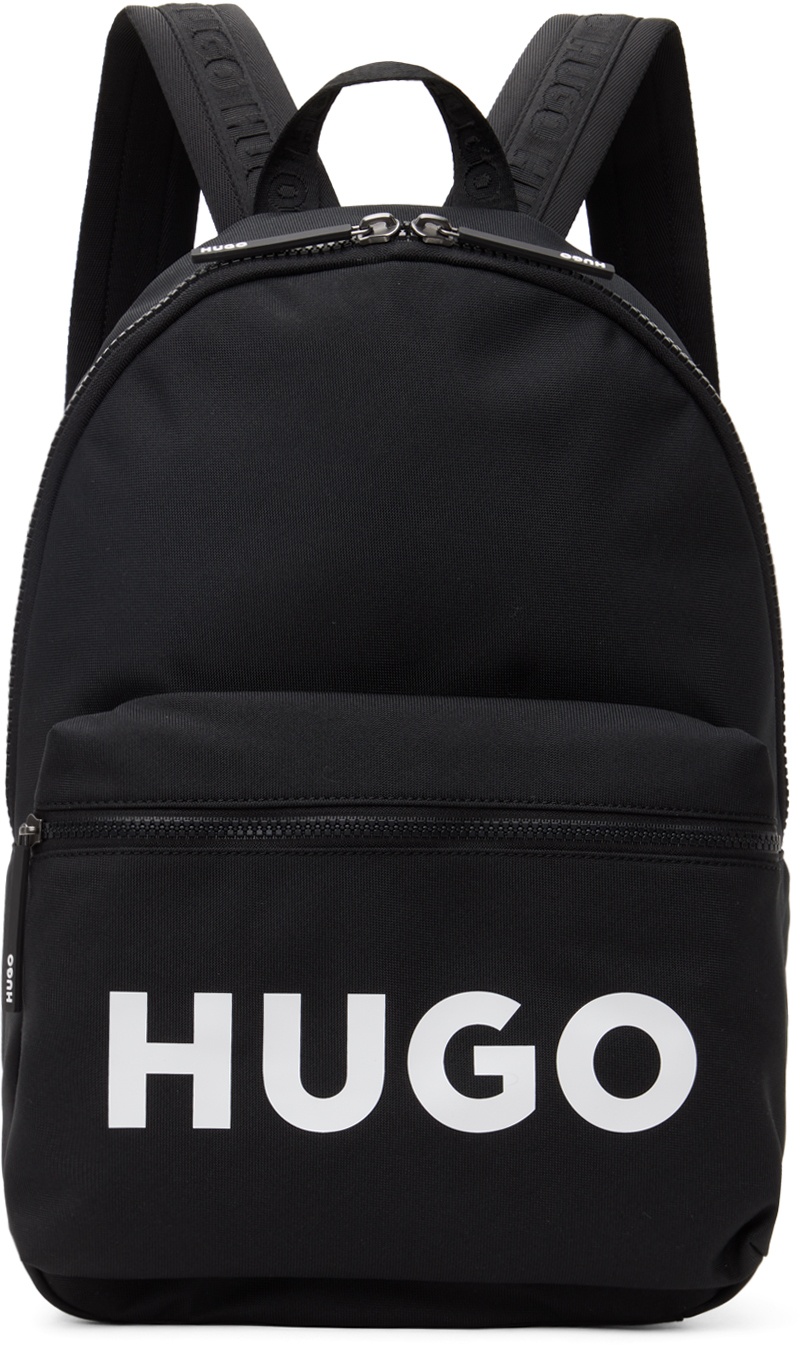 Photo: Hugo Black Ethon 2.0 Logo Backpack
