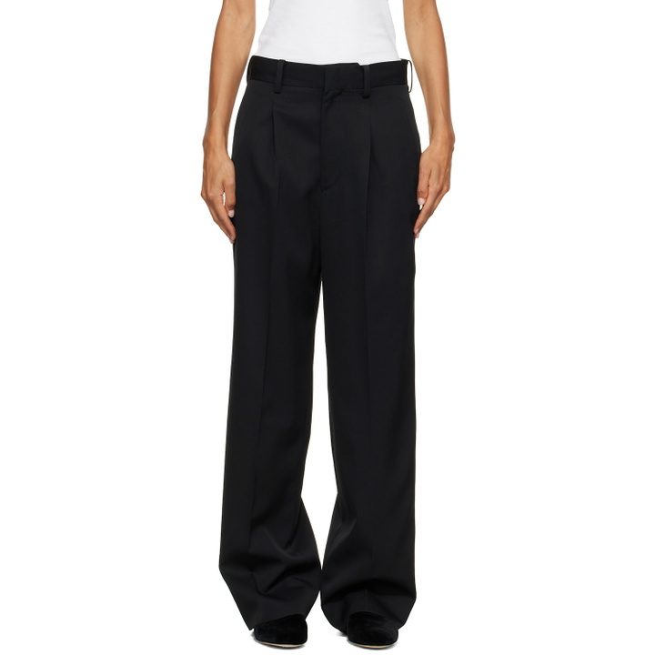 Photo: ssstein Black Straight Trousers