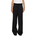 ssstein Black Straight Trousers