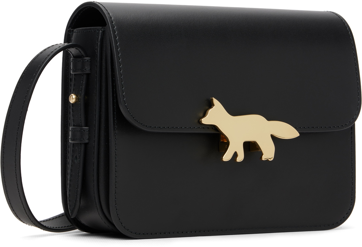 Maison Kitsuné Black Edie Large Bag