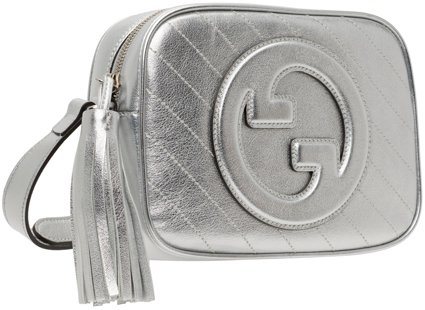 Gucci Silver Small Blondie Shoulder Bag