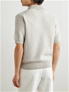 Agnona - Cotton, Silk and Cashmere-Blend Shirt - Gray