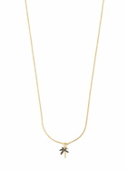 Yvonne Léon 18K Yellow Gold And Diamond Palm Tree Necklace