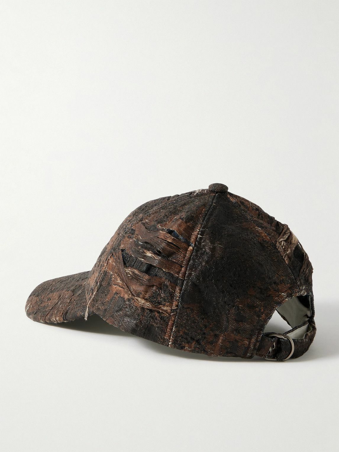 Acne Studios - Carliy Distressed Coated Cotton-Twill Baseball Cap