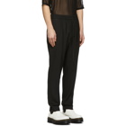 Juun.J Black Drawstring Trousers