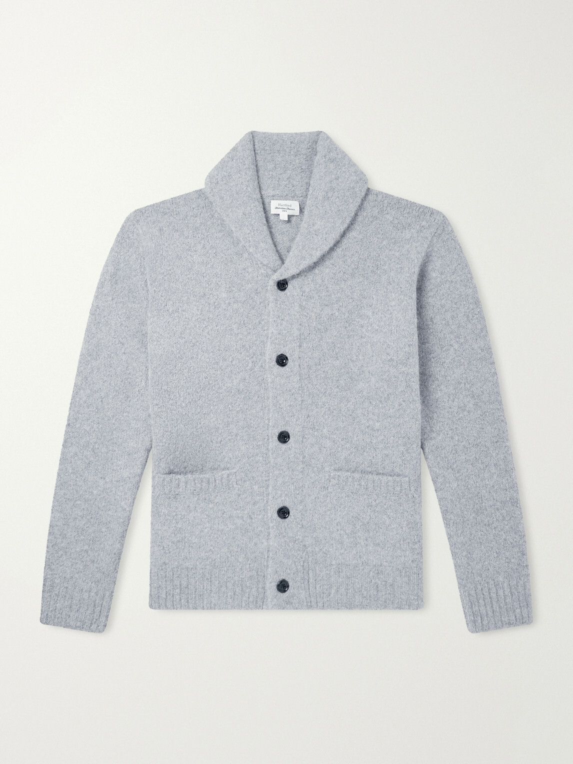 Hartford - Alpaca, Yak, and Wool-Blend Cardigan - Gray