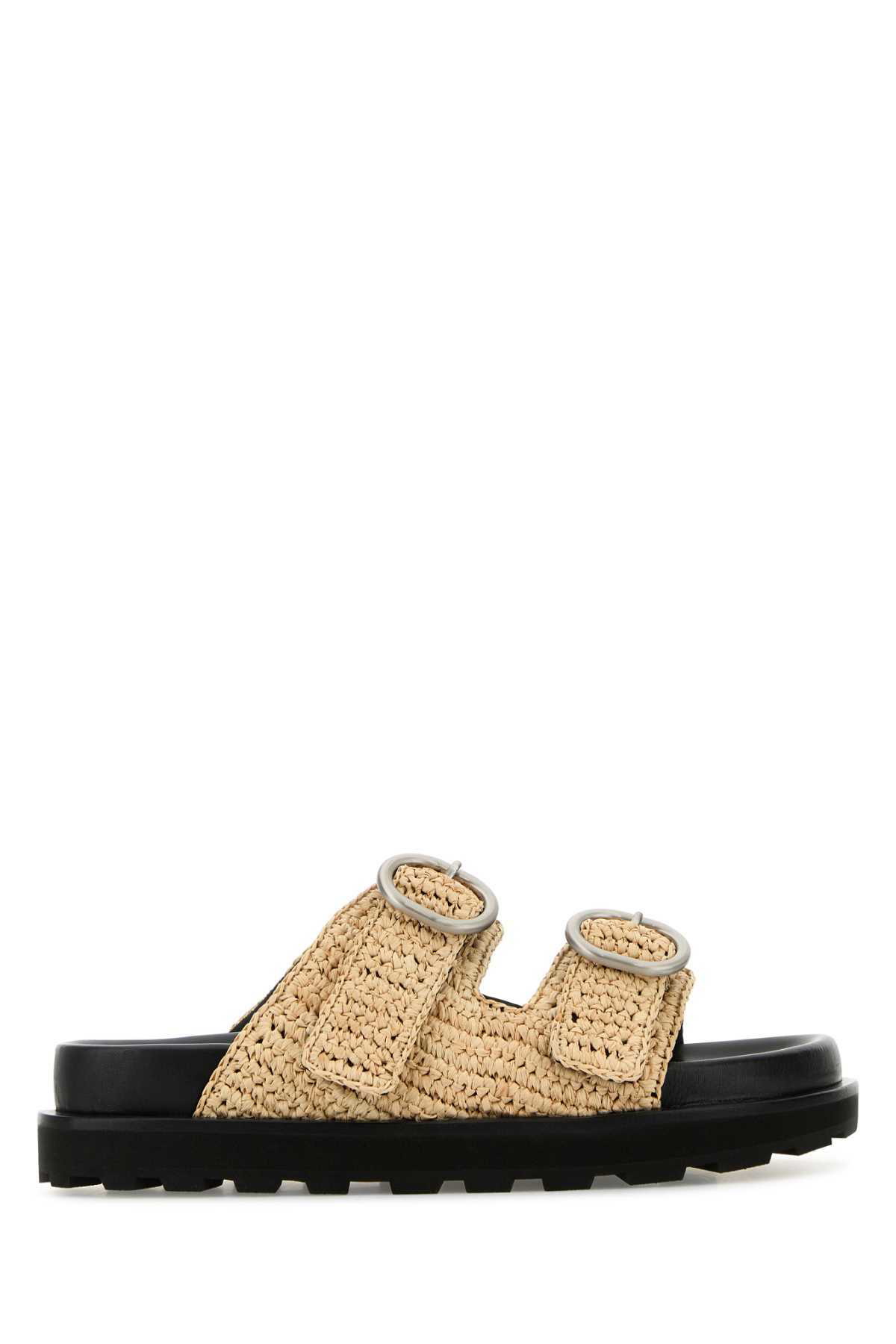 サンダル・ミュール Jil Sander Dark Brown Leather Slippers Jil Sander Leather Slippers - Dark Brown | Garmentory