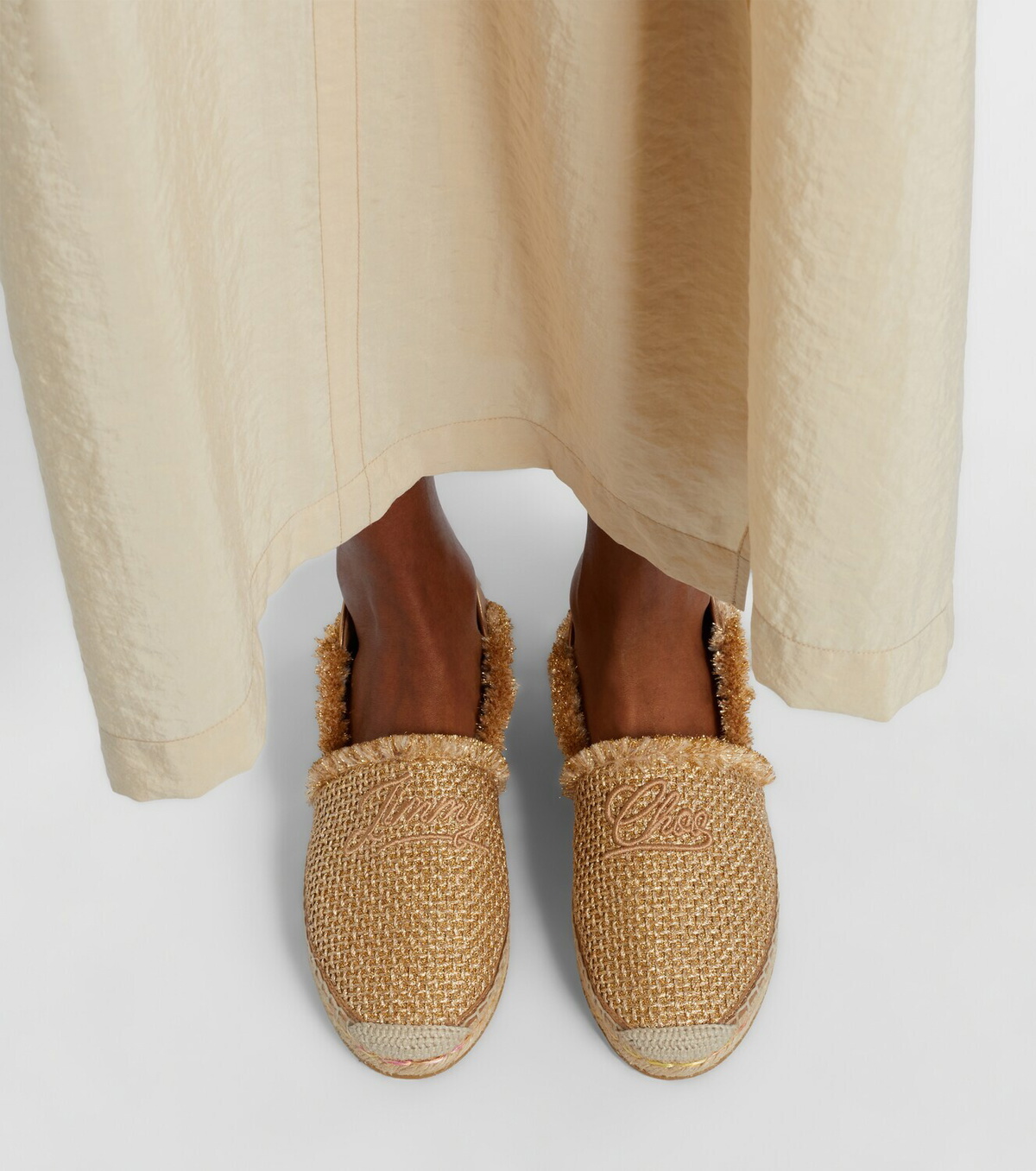 Jimmy Choo Avi woven espadrilles