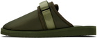 Suicoke Khaki ZAVO-Cab Slippers