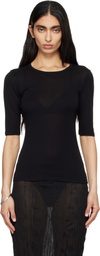 FLORE FLORE Black Anna T-shirt
