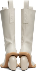 YUME YUME SSENSE Exclusive Off-White Love Tall Boots
