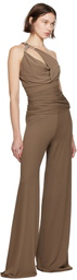 Rick Owens Lilies Tan Porterville Farrah Bias Lounge Pants