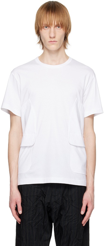 Photo: Comme des Garçons Homme Deux White Pockets T-Shirt