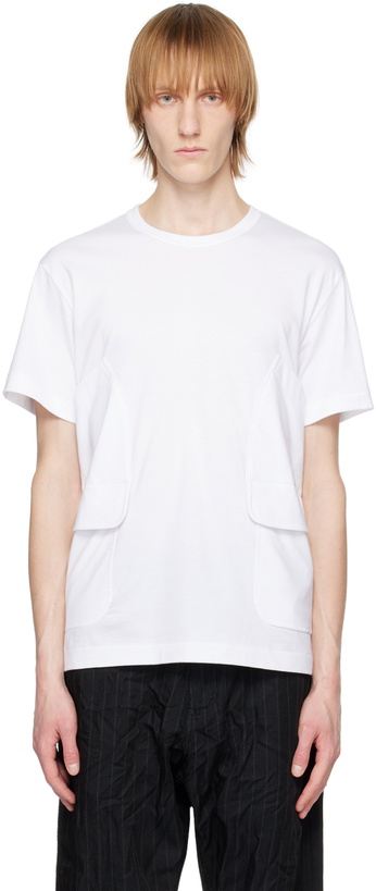 Photo: Comme des Garçons Homme Deux White Pockets T-Shirt