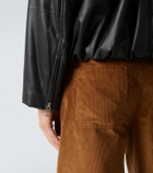 Loewe Balloon leather biker jacket