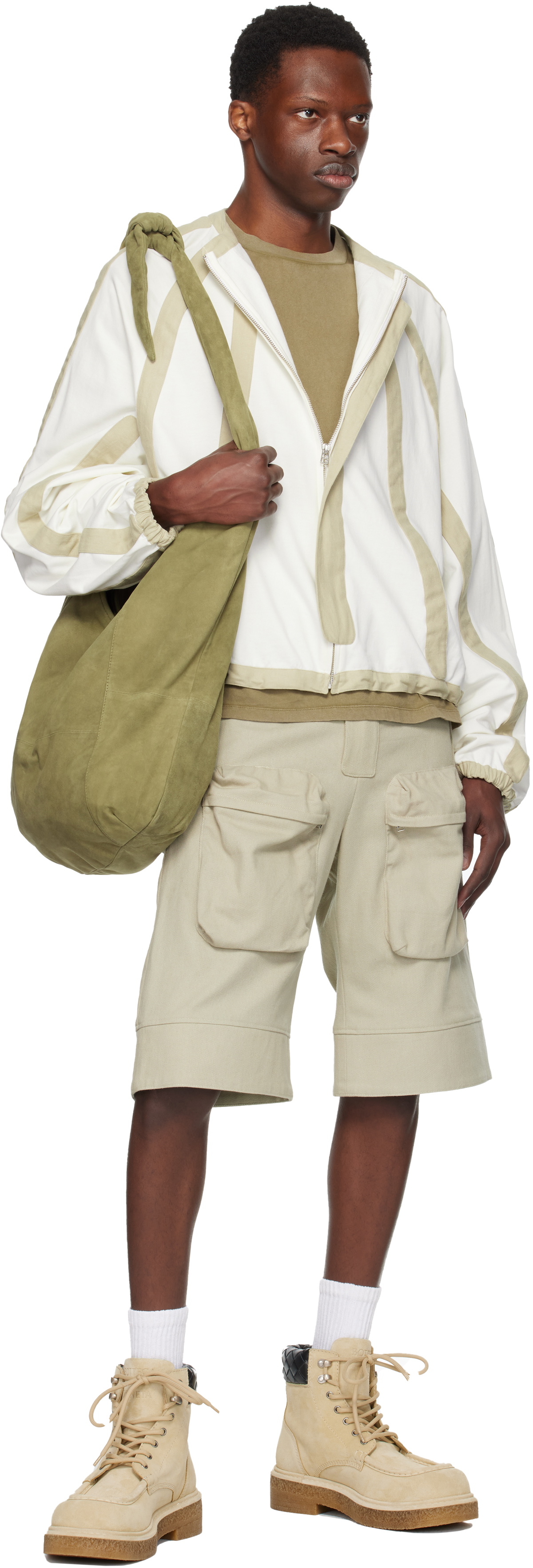 Tondolo Taupe Cargo Shorts