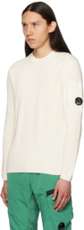 C.P. Company White Lens Sweater