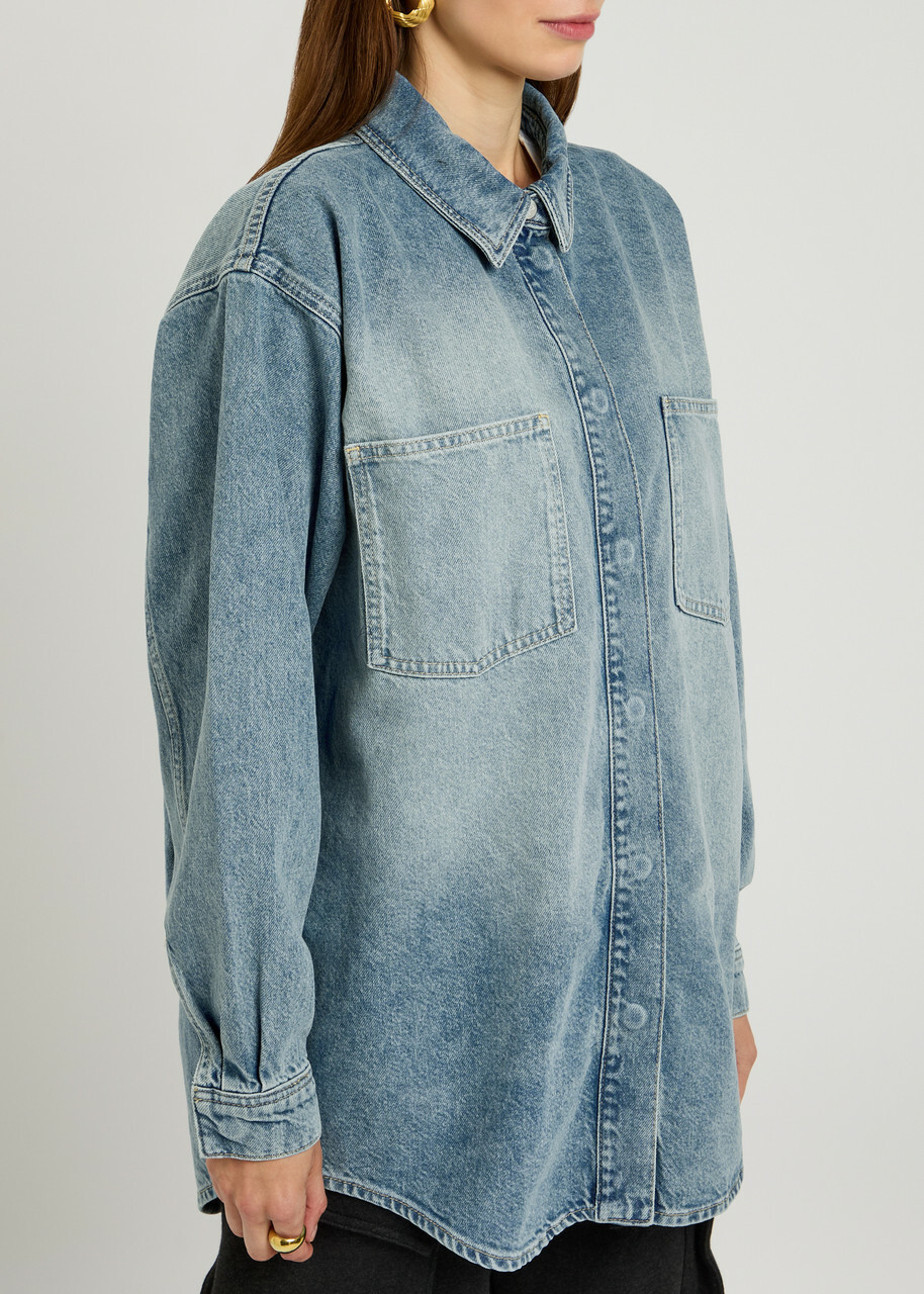 Represent Oversized Denim Overshirt