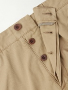 Sid Mashburn - Straight-Leg Garment-Dyed Cotton-Twill Trousers - Brown