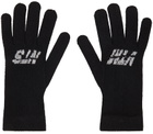 VTMNTS Black Logo Gloves