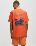 The North Face Graphic T Shirt 3 Orange - Mens - Shortsleeves