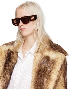 Fendi Brown Baguette Sunglasses