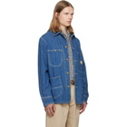 Polo Ralph Lauren Blue 'The Waldron' Denim Utility Jacket