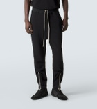 Rick Owens Tecuatl cotton jersey terry sweatpants
