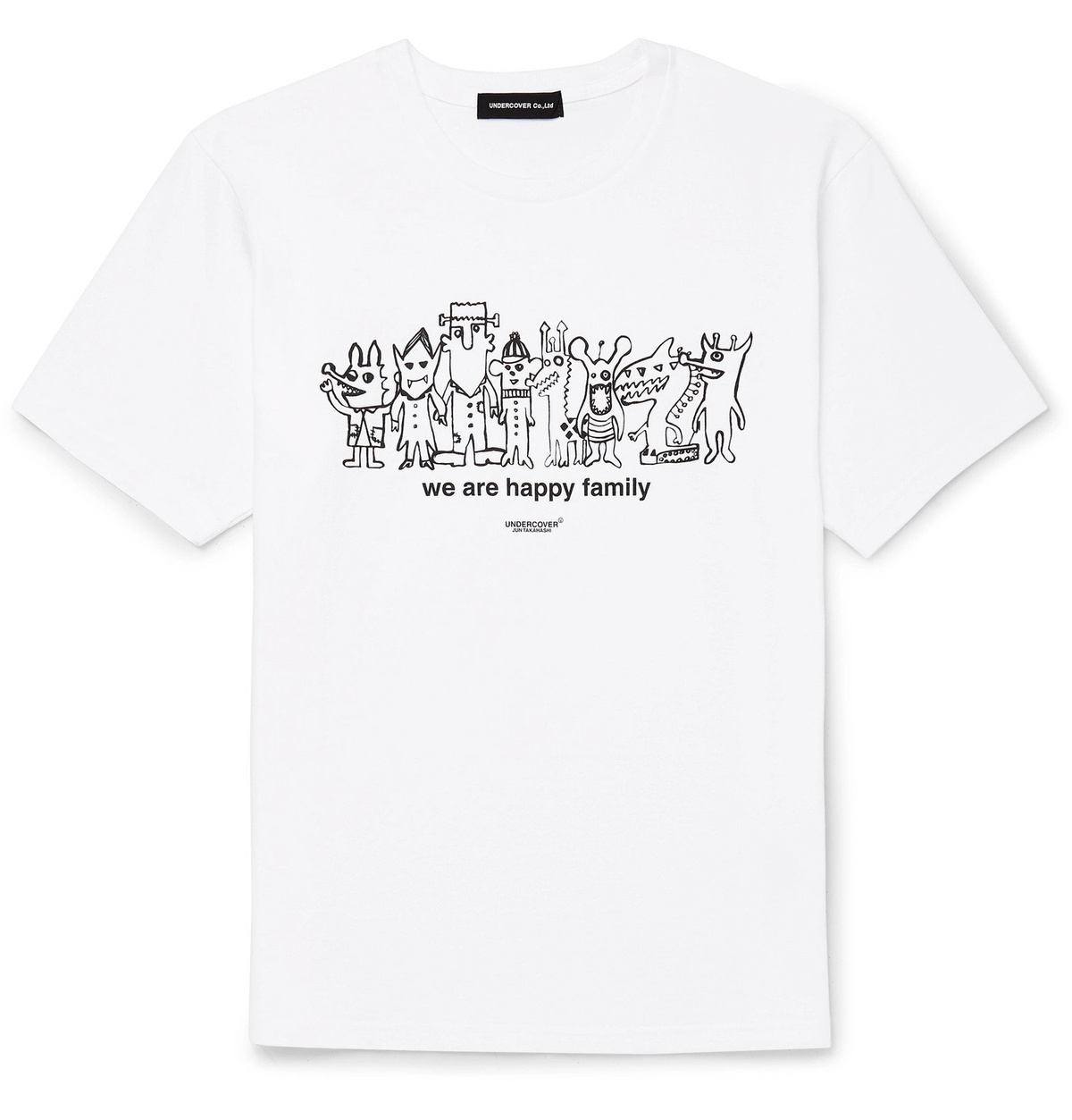 Undercover - Printed Cotton-Jersey T-Shirt - White Undercover