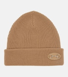 Gucci Horsebit ribbed-knit wool beanie