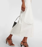 AG Jeans Denim maxi skirt
