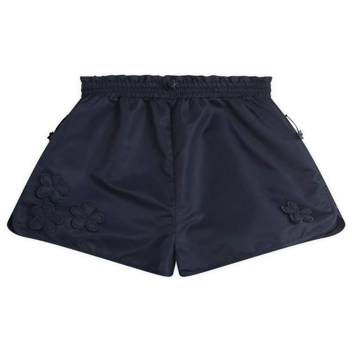 Photo: Cecilie Bahnsen Women's Colette Shorts in Technical Nylon in Navy