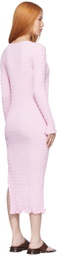 RUS Pink Misuto Midi Dress