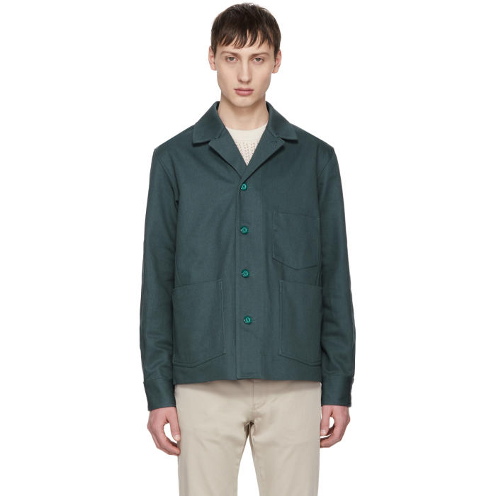 Acne Studios Green Media Jacket