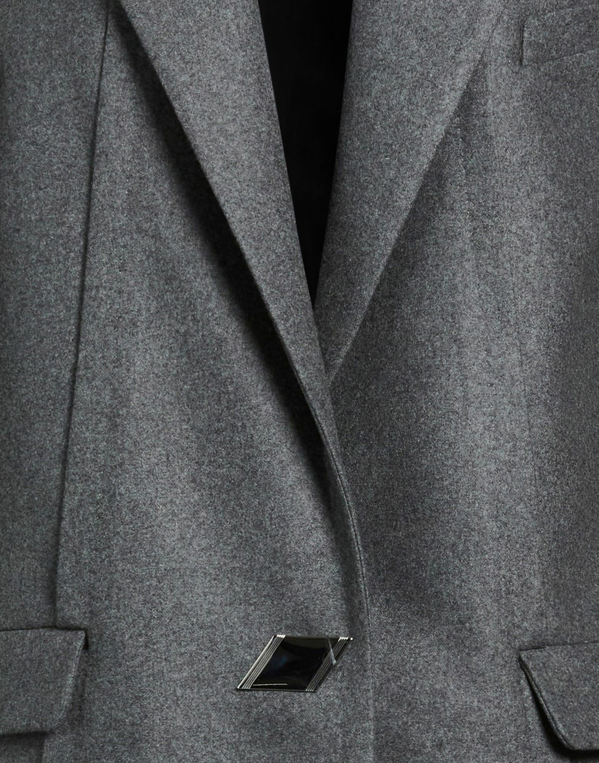The Attico Womens Blazer in Grey